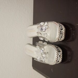 Tinstree - Silver - Sandals - Stones- size 7